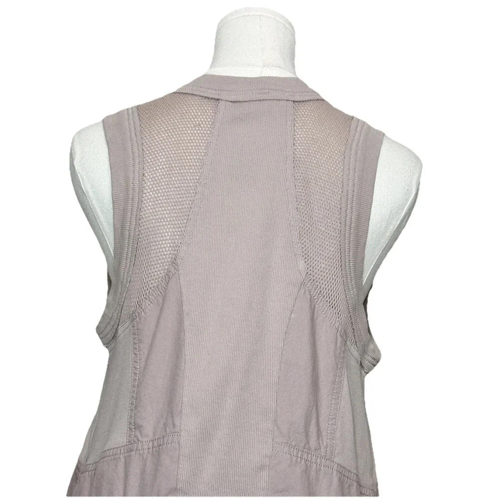 Daily Practice Trek Utility Dusty Purple Cotton Racerback Mesh Mini Dress Small - Picture 8 of 12